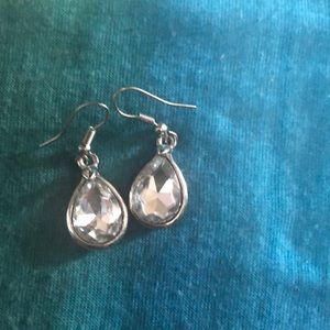 Teardrop shaped earrings